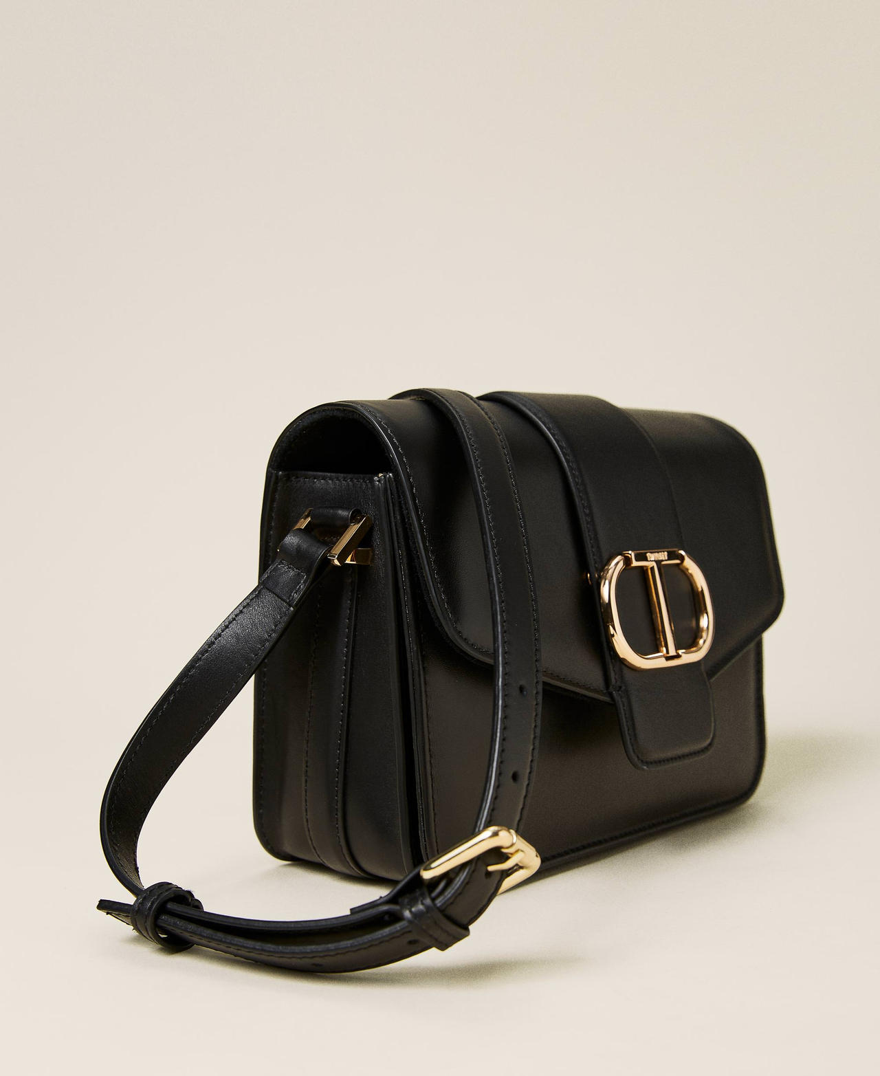 Borsa a tracolla 'Amie' in pelle con logo