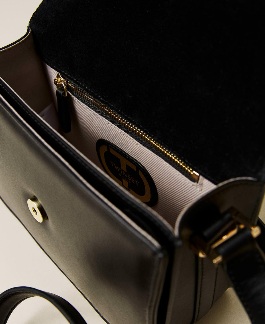 Borsa a tracolla 'Amie' in pelle con logo