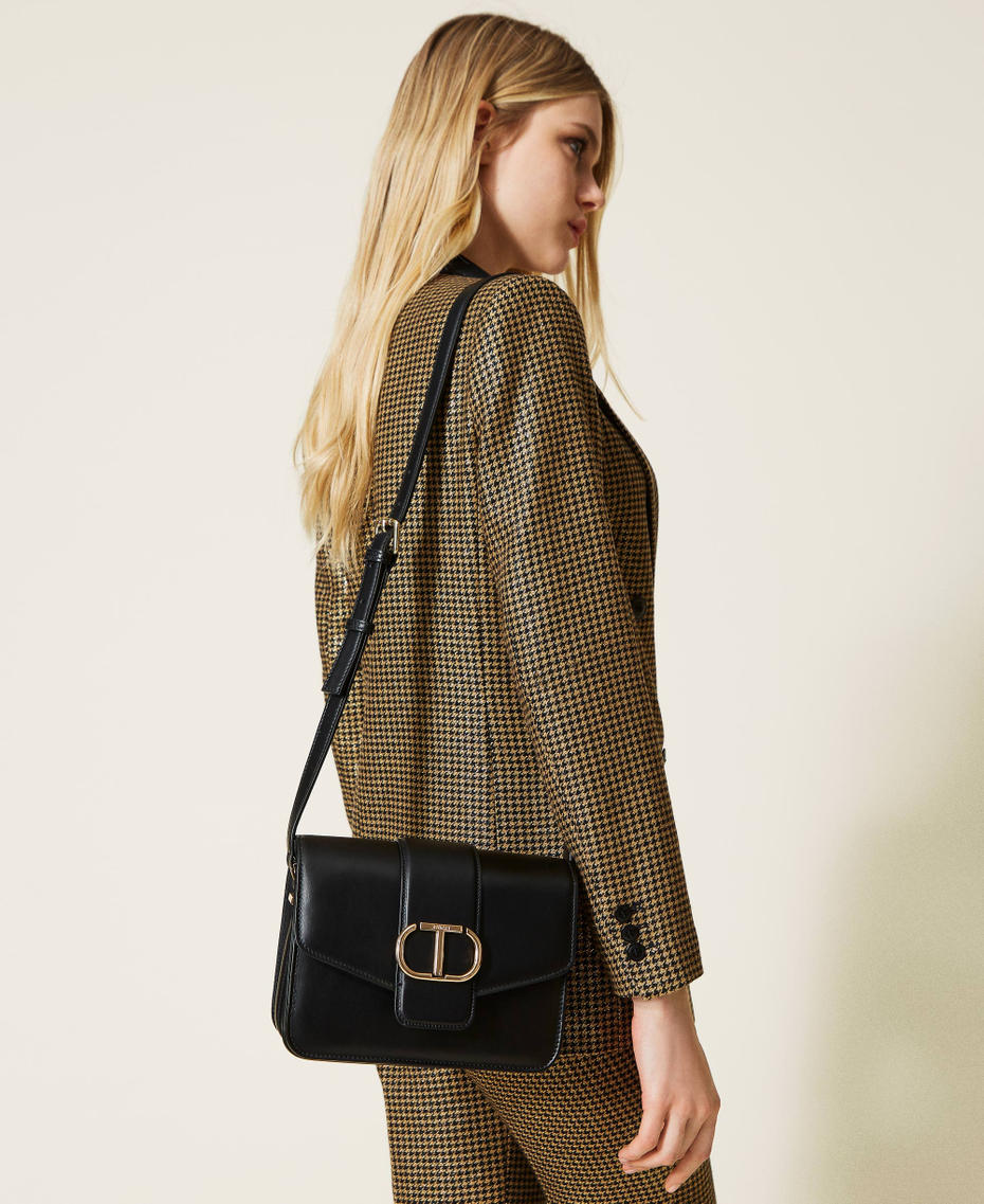 Borsa a tracolla 'Amie' in pelle con logo