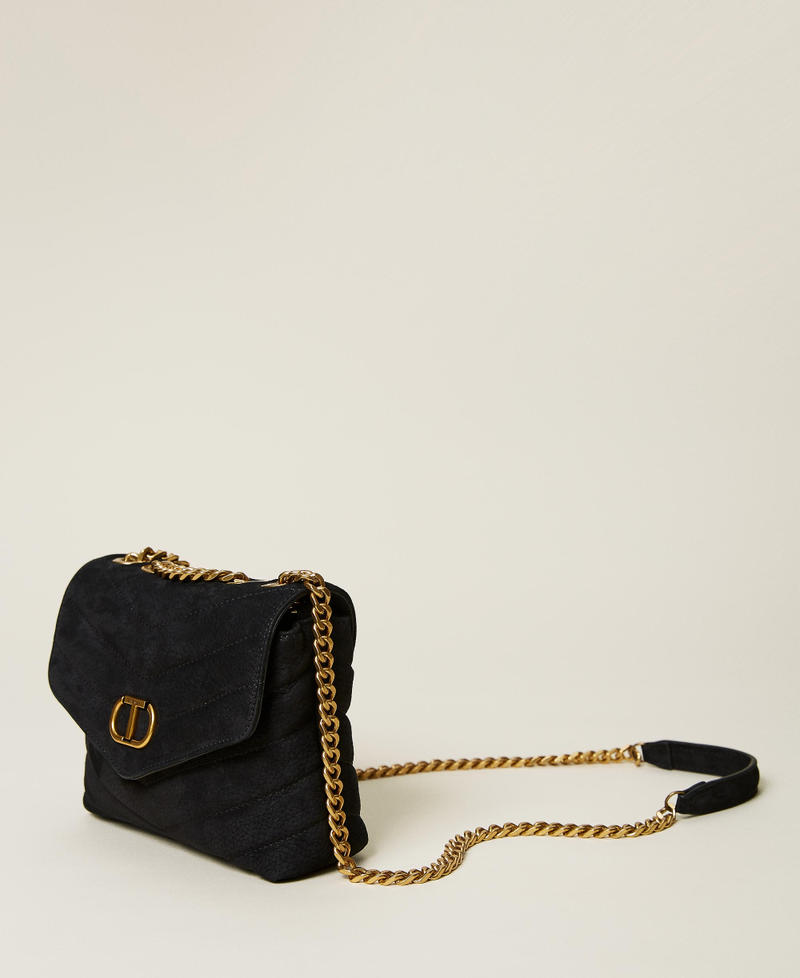 'Dreamy' nubuck shoulder bag Black Woman 222TD8291-02