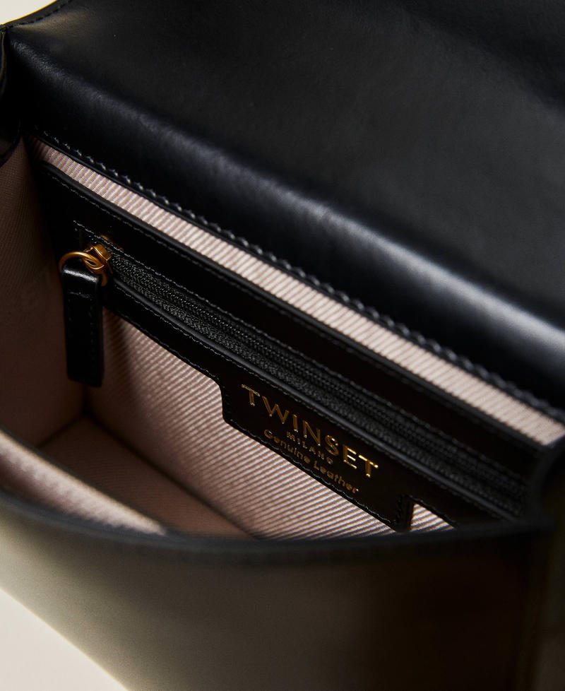 Borsa a tracolla 'Grace' in pelle con catena logo