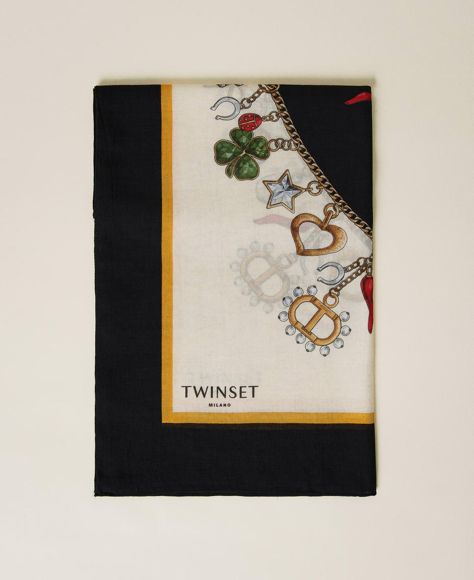 Printed modal kefiah