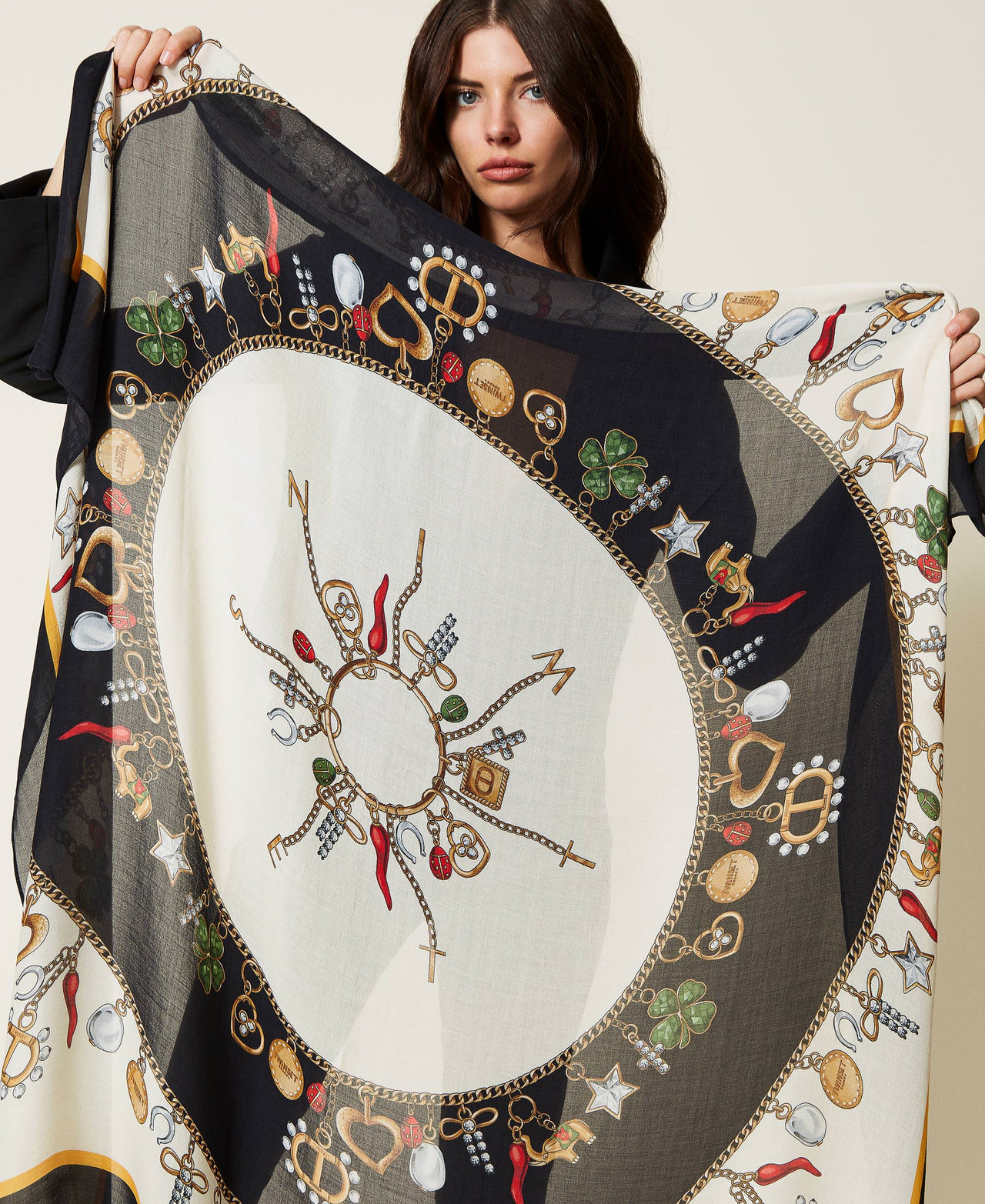 Printed modal kefiah