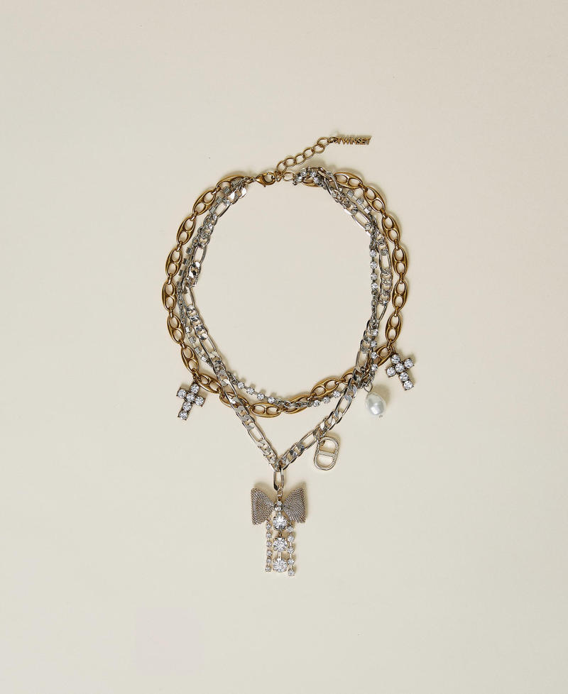 Set Di 5 Catene Con Strass E Perline – 0,9 M Cadauna, Per Cucito, Decorazioni, Abiti E Progetti Fai Da Te