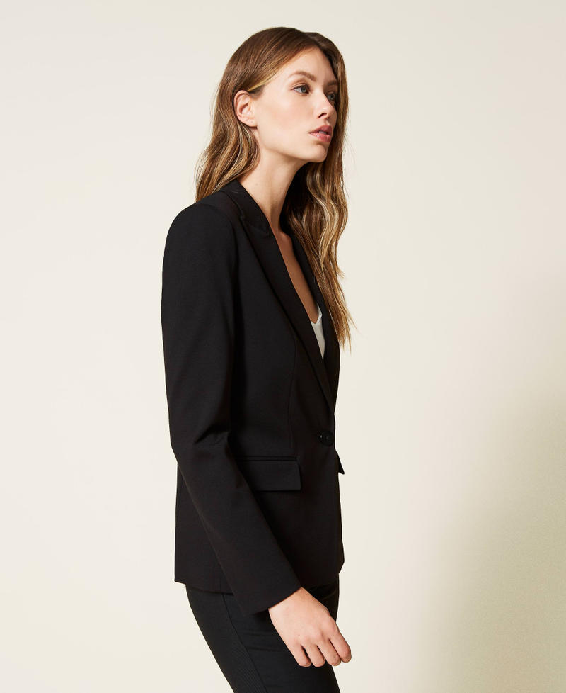 Giacca blazer fitted Nero Donna 222TP202D-05