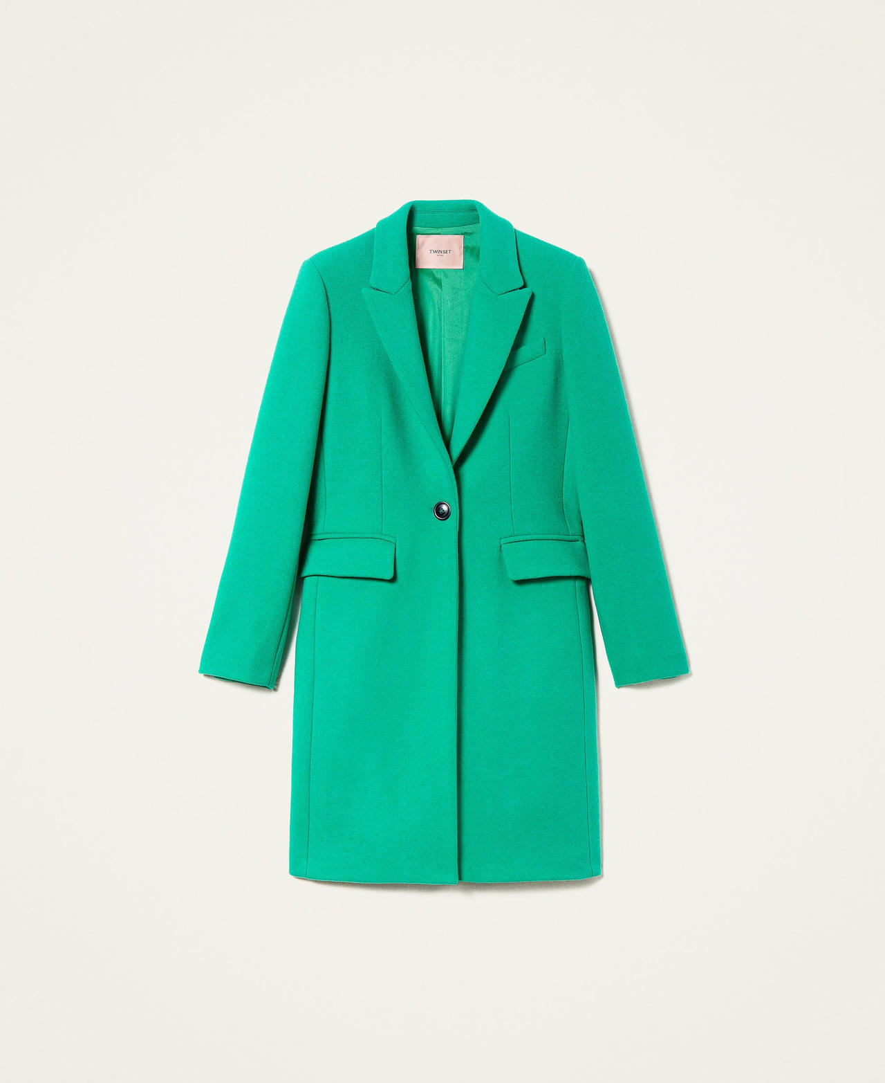 Wool blend coat