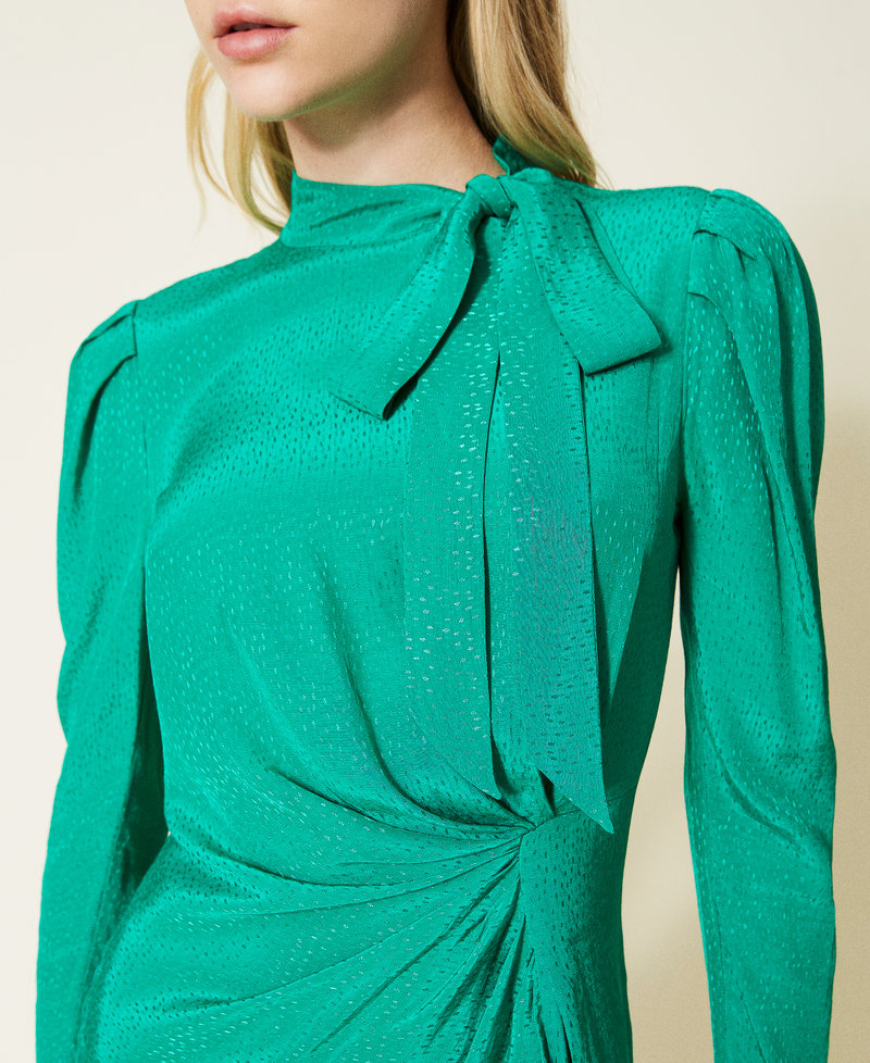 Robe jacquard animalière