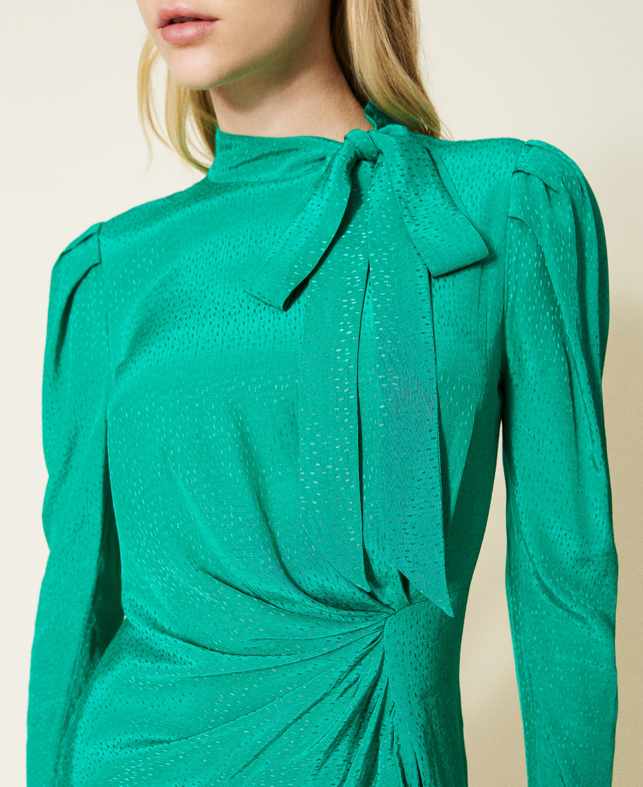 Robe jacquard animalière