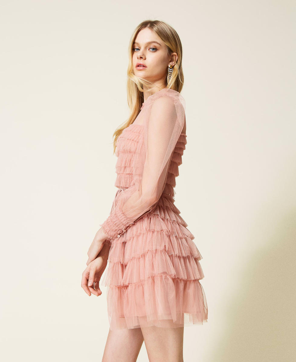 トップス andmary Roy tulle set tops pink Roy tulle set tops