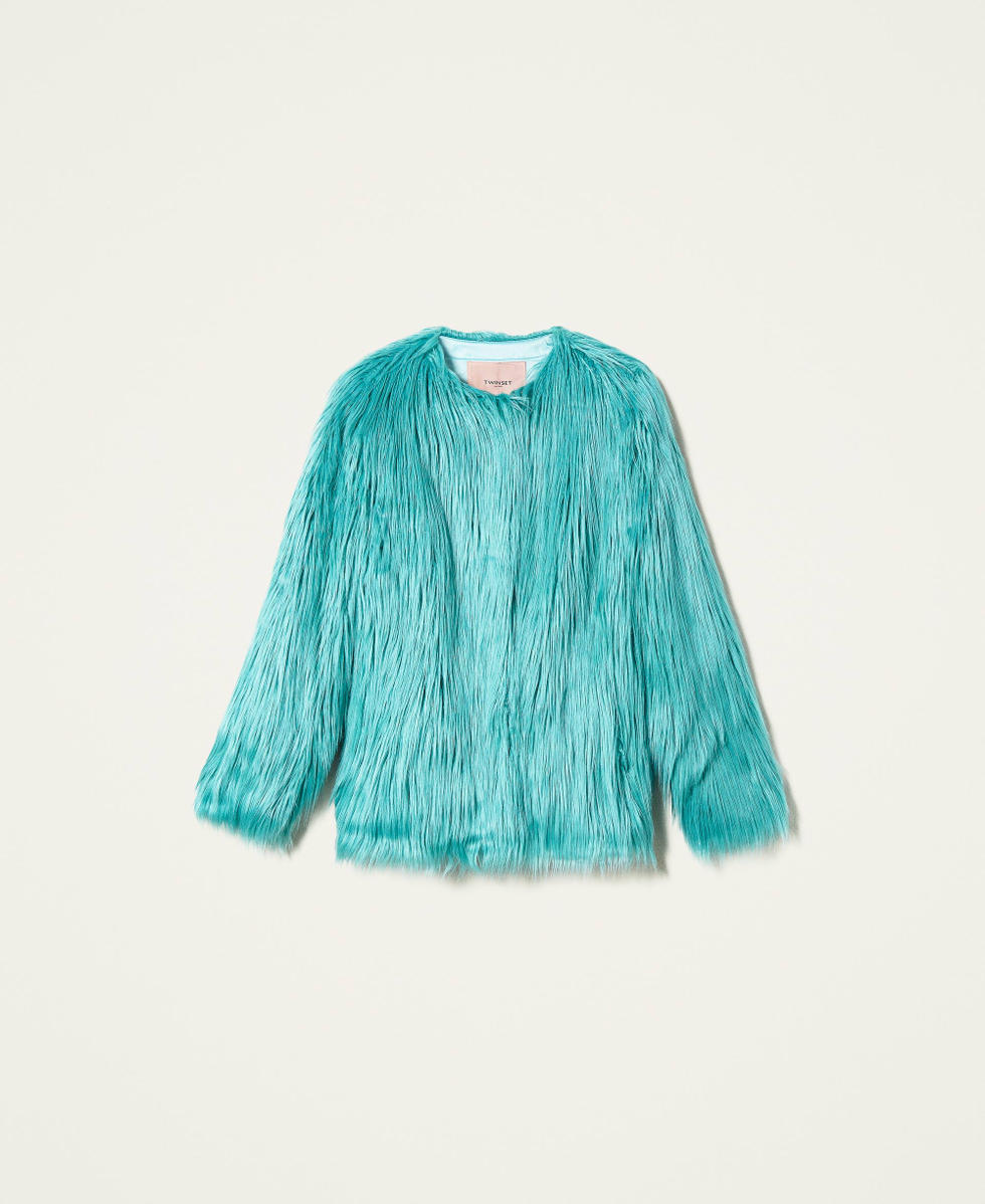 H and m new arrivals pink fur coat