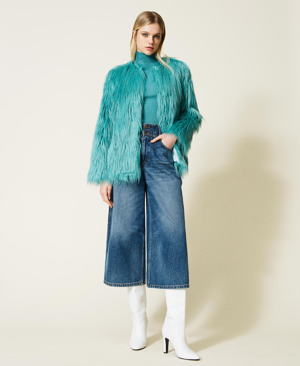 Teal sales pea coat