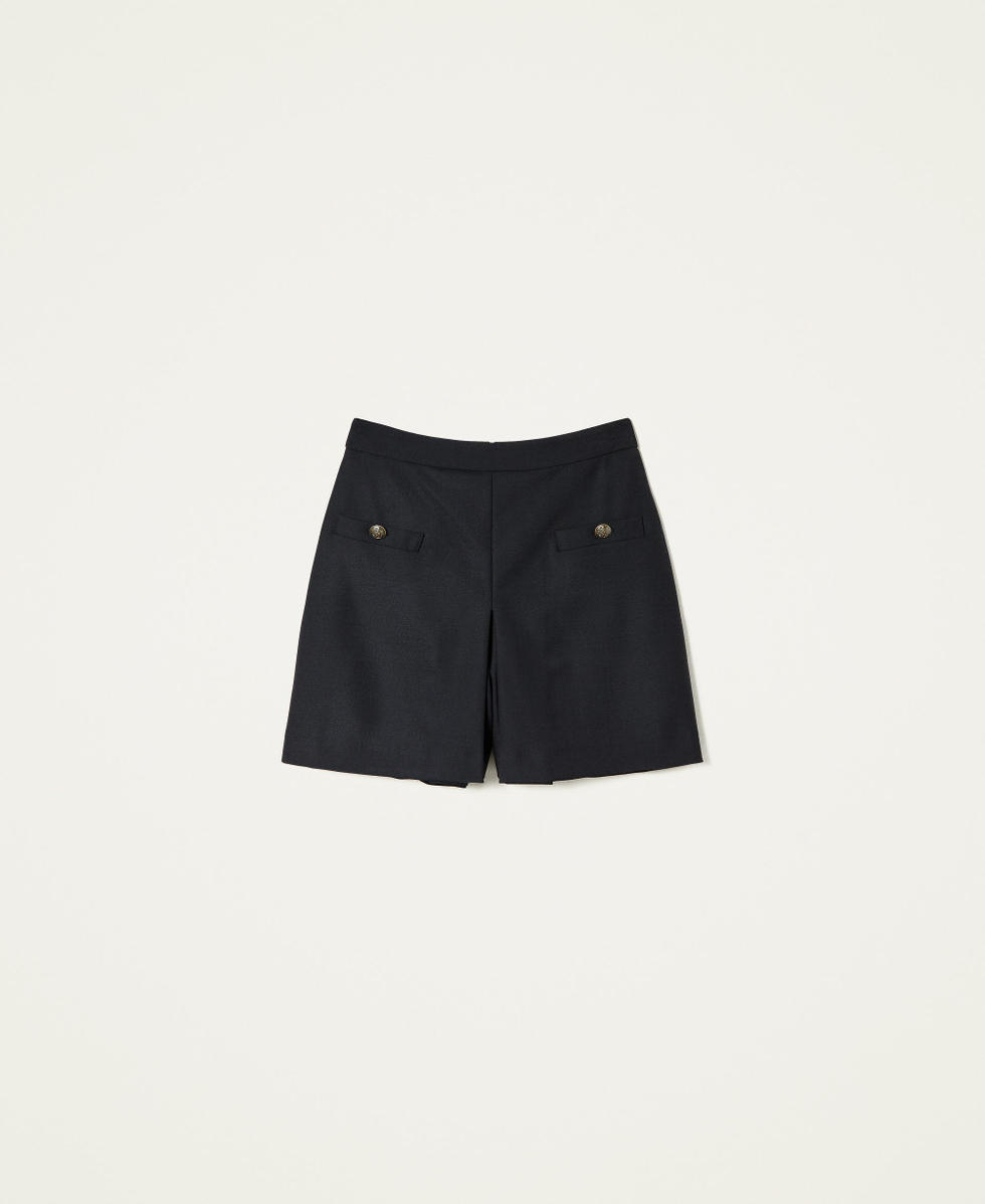 Pantalones cortos negro mujer top
