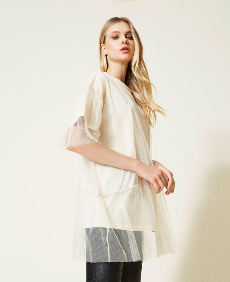 Tulle doubled t-shirt