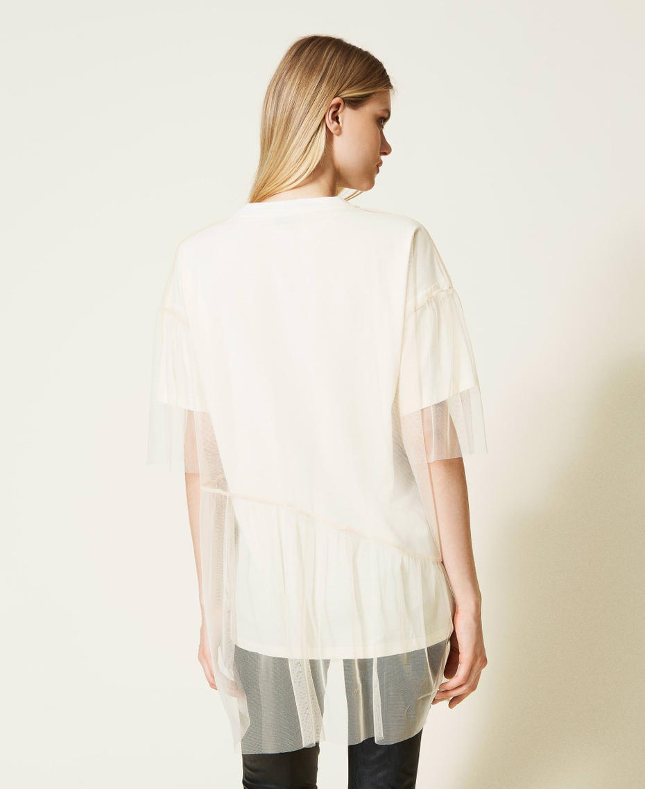 Tulle doubled t-shirt