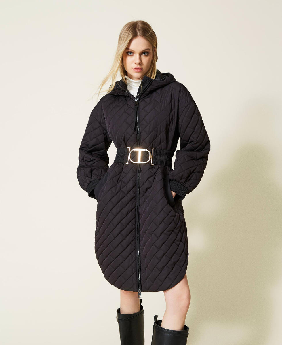Piumino donna con cintura store