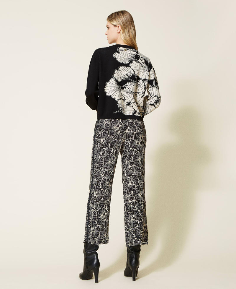 Palazzohose mit Print