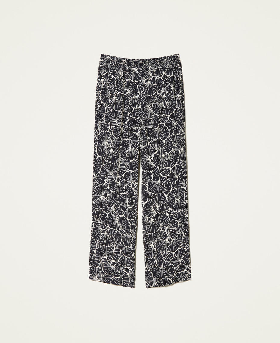 Palazzohose mit Print