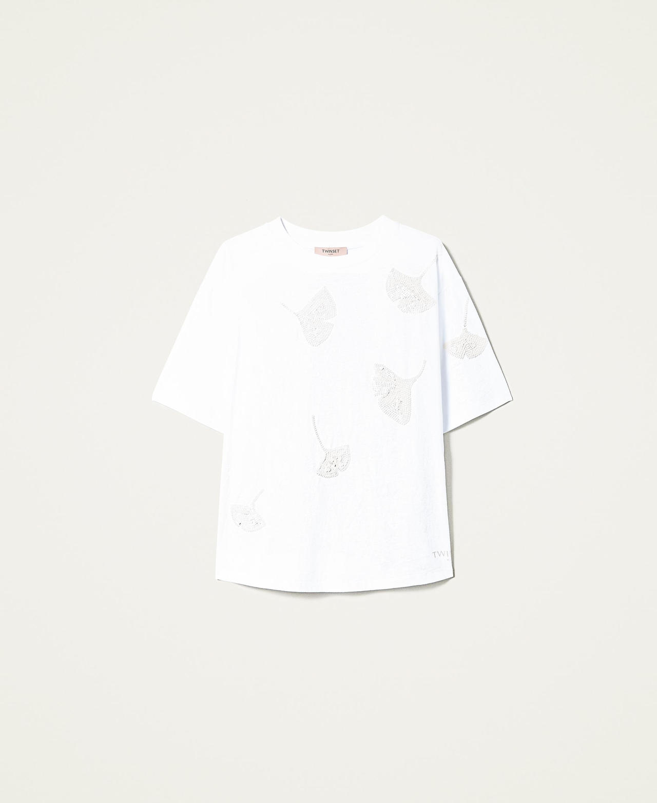 T-shirt avec broderie de sequins