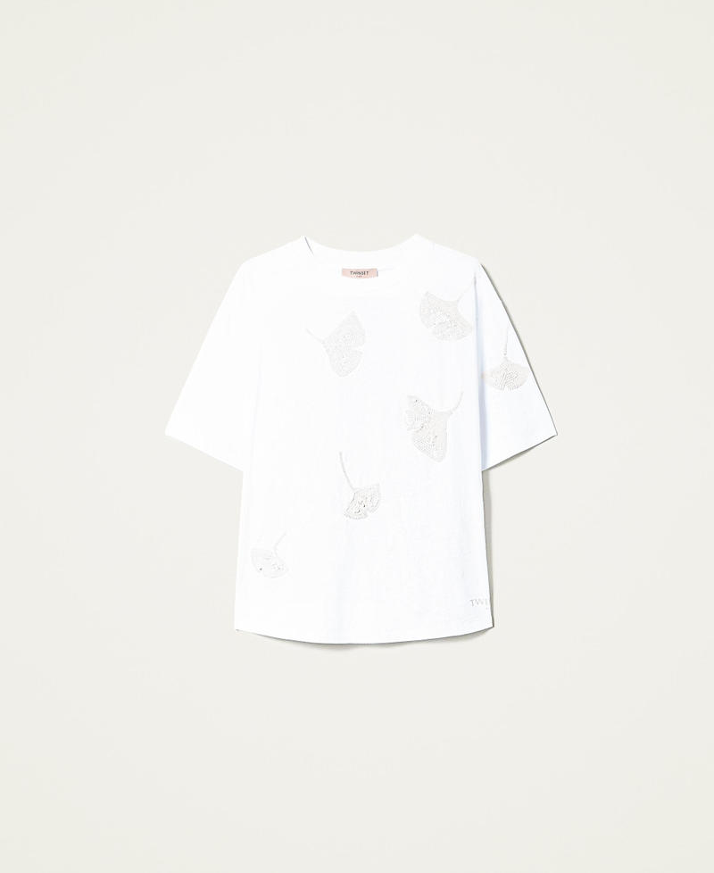 T-shirt avec broderie de sequins