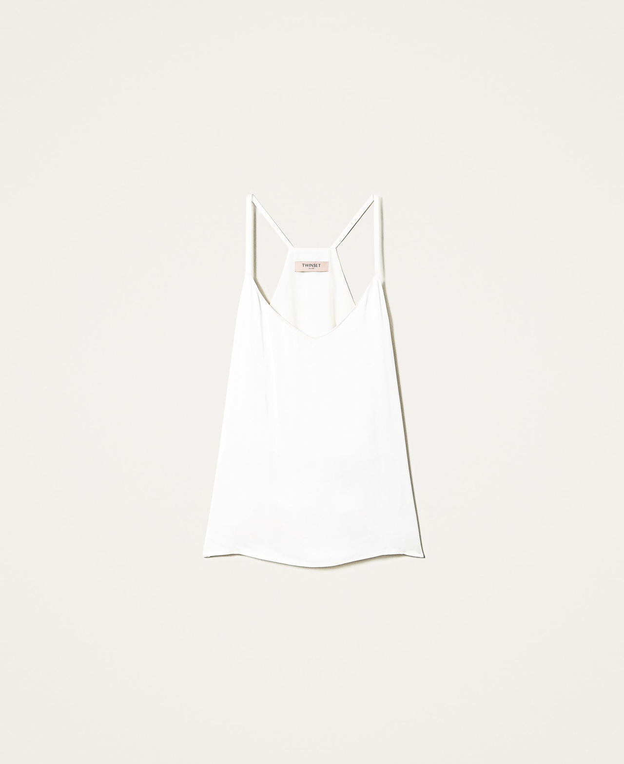 Top with satin shoulder straps White Snow Woman 222TP2603_00282_0S