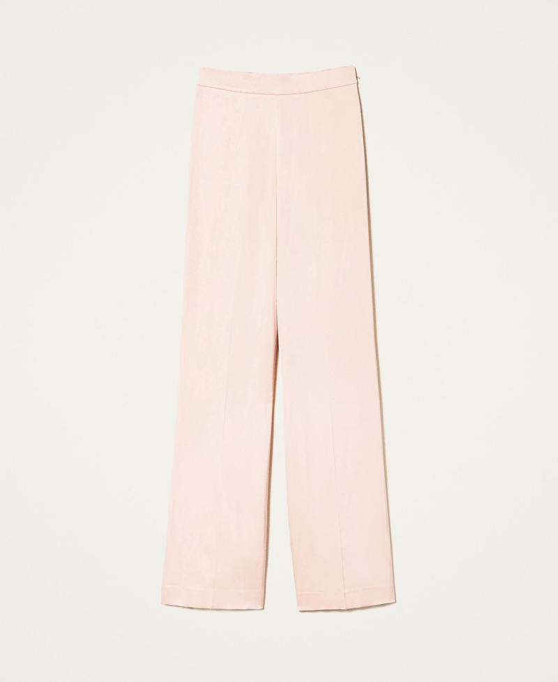 Pantalon palazzo en satin