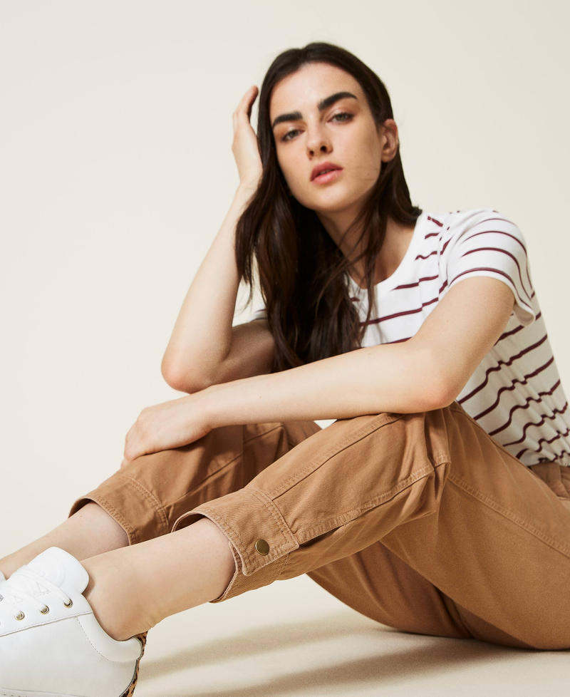 Pantaloni cargo in bull