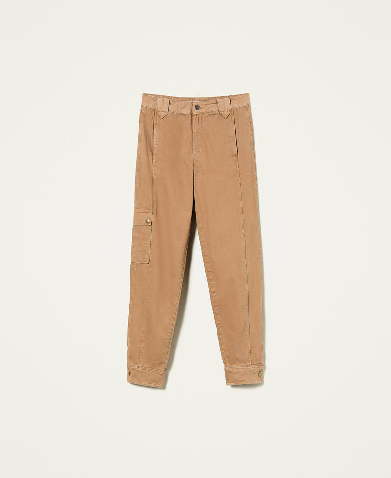 Pantaloni cargo in bull