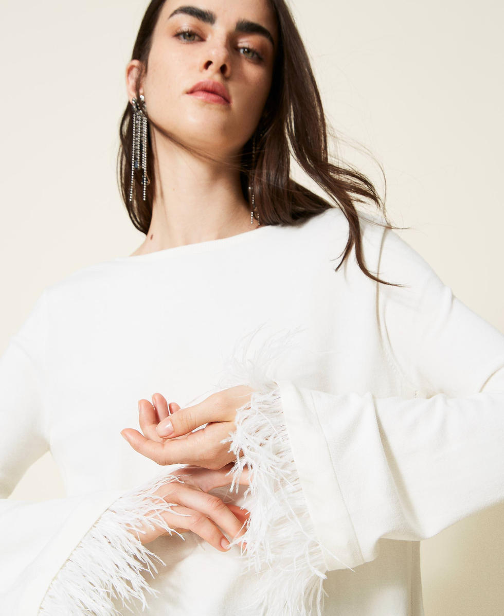 Pull double usage avec plumes