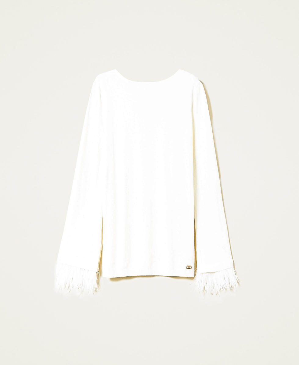 Pull double usage avec plumes