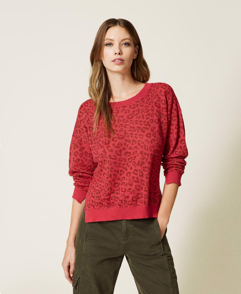 Pullover aus Animal-Jacquard