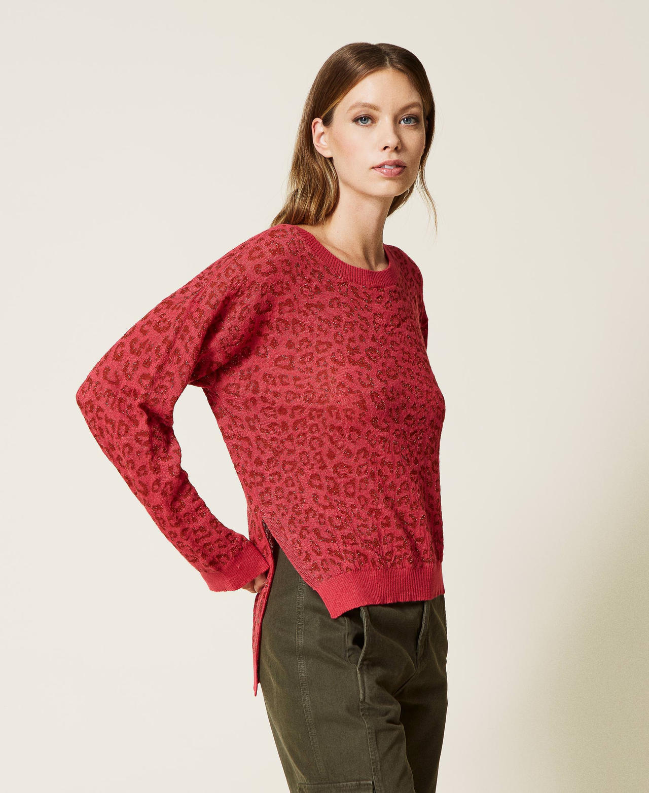 Pullover aus Animal-Jacquard