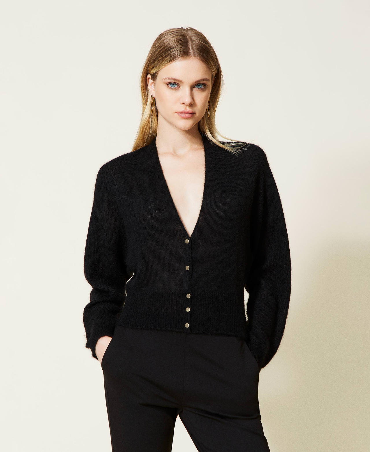 Black new arrivals formal cardigan