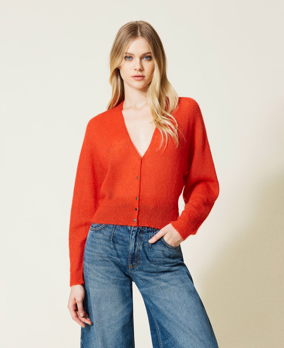 Cardigan discount rouge femme