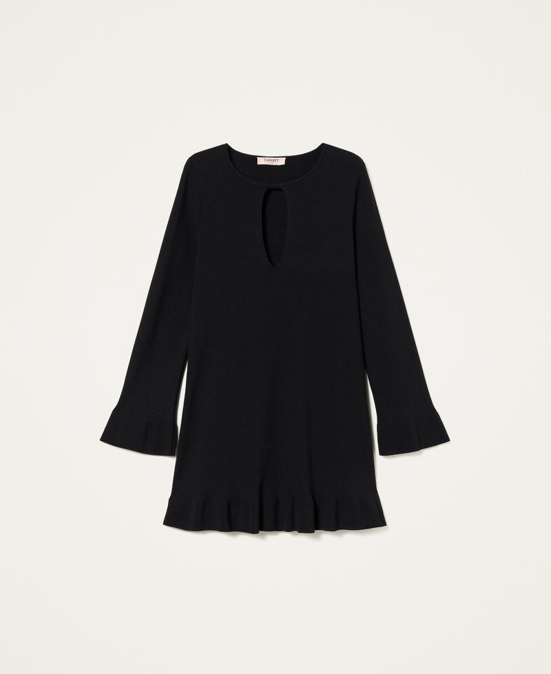 Strickkleid mit Cut-out