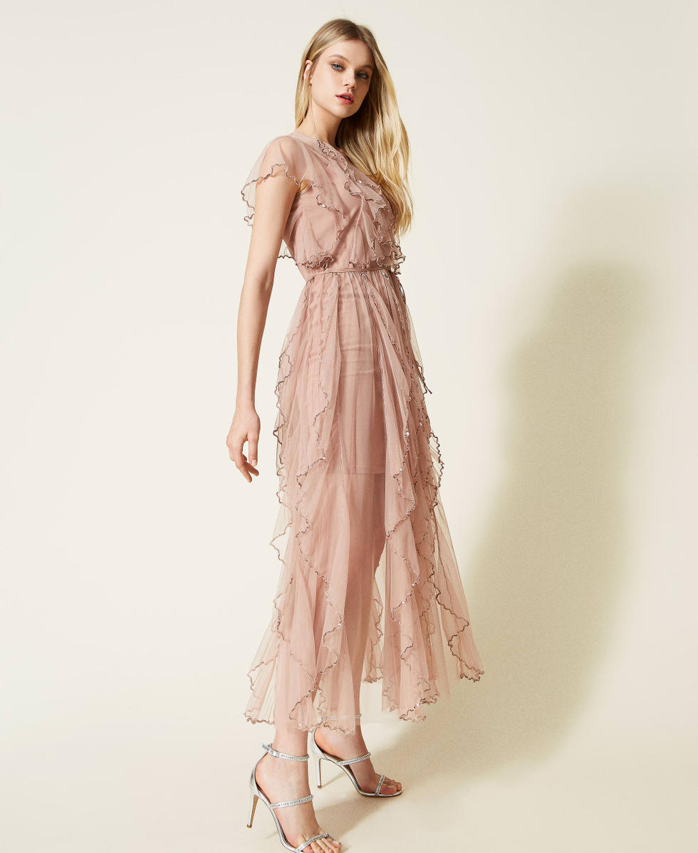 Abito lungo in tulle online