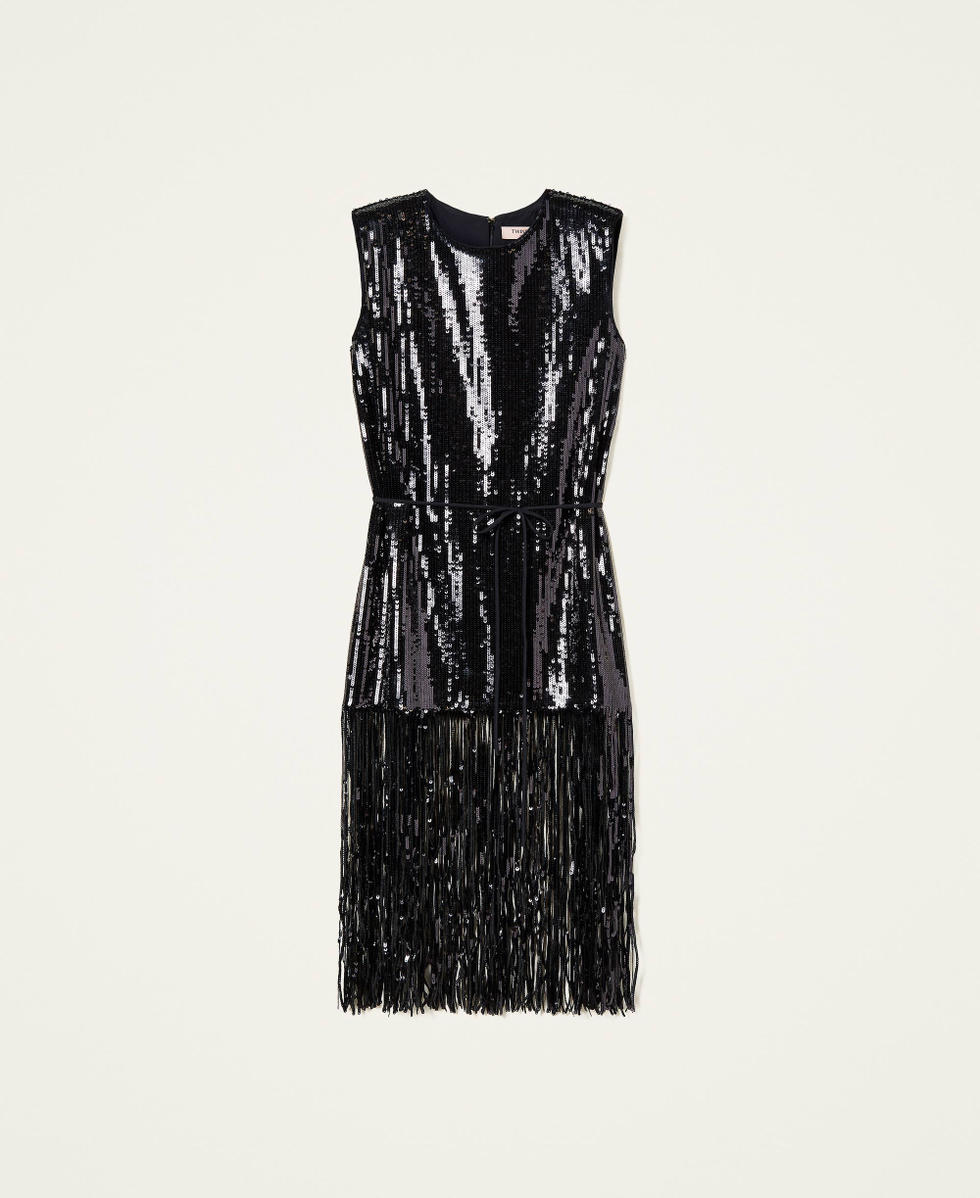 Full sequin midi dress