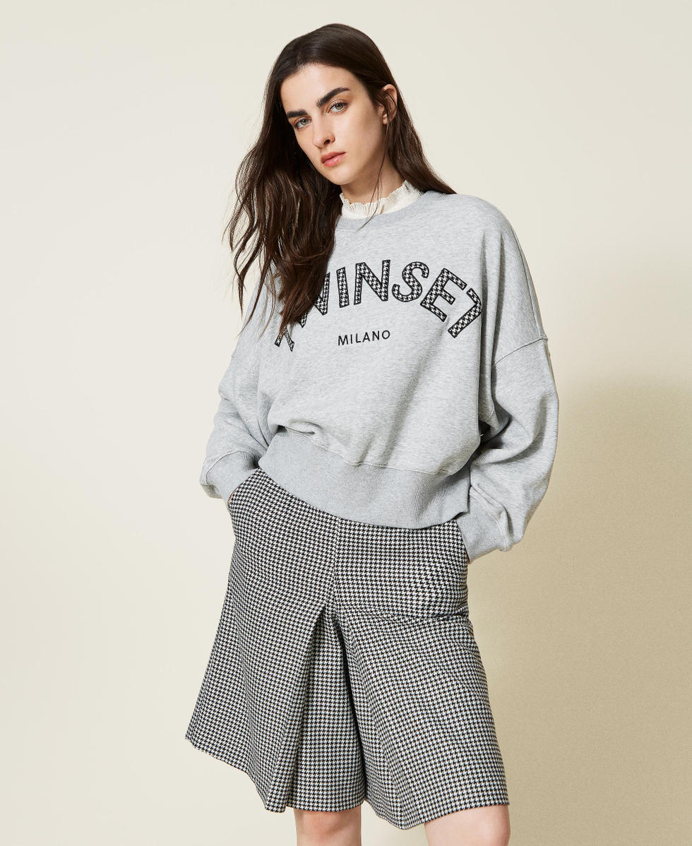 Sweat pied de poule deals