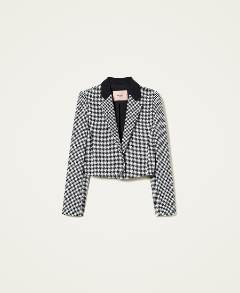 chaqueta pata de gallo