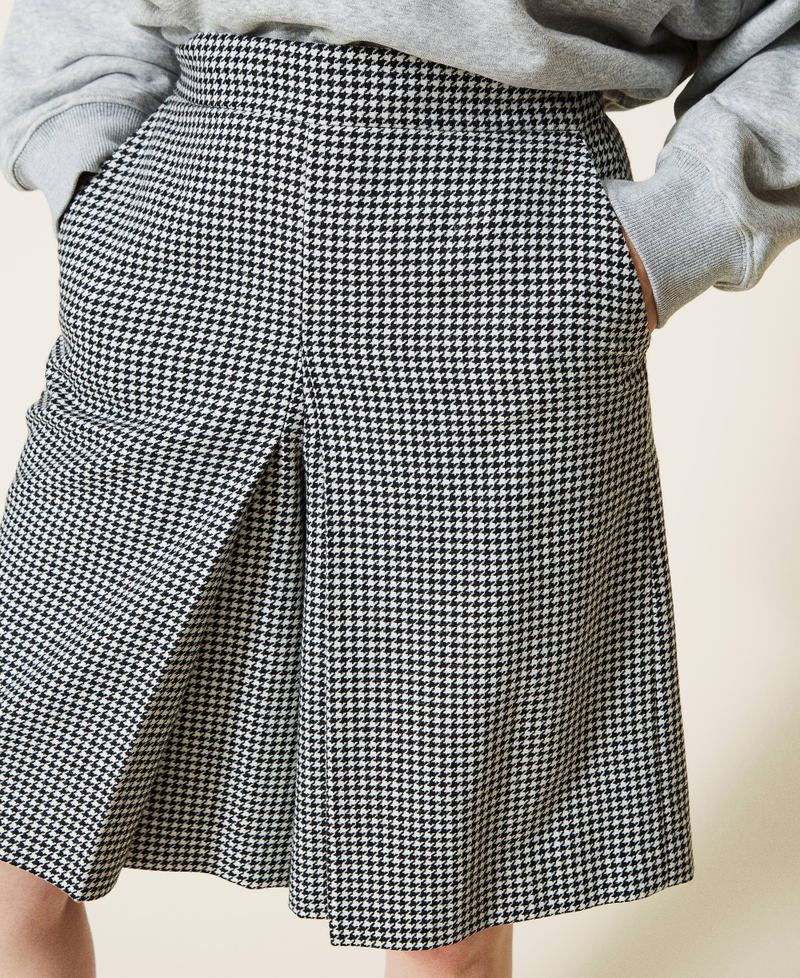 Jupe culotte pied de poule outlet