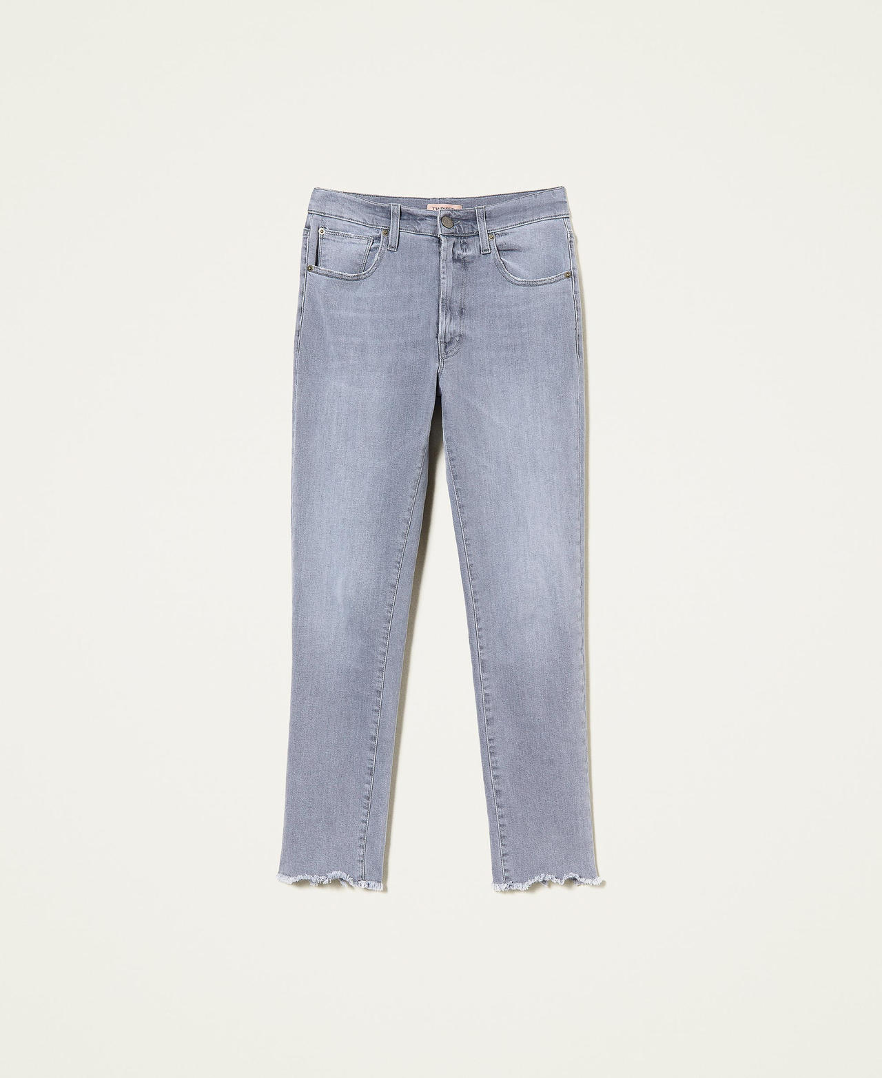 Jean skinny avec bord franc