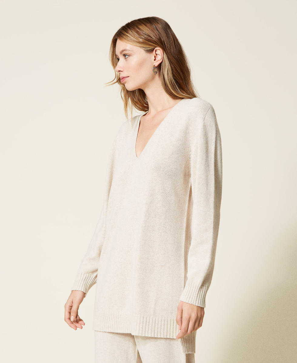 Treeblend yarn seamless maxi jumper