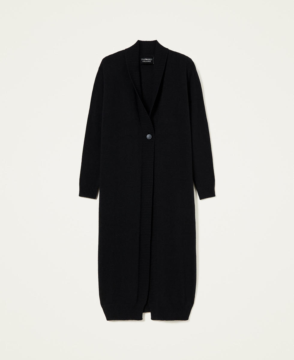 Cardigan long en fil Treeblend
