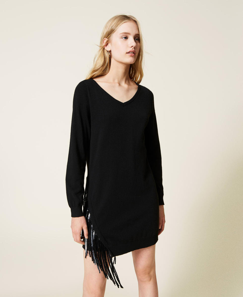 Robe courte laine top