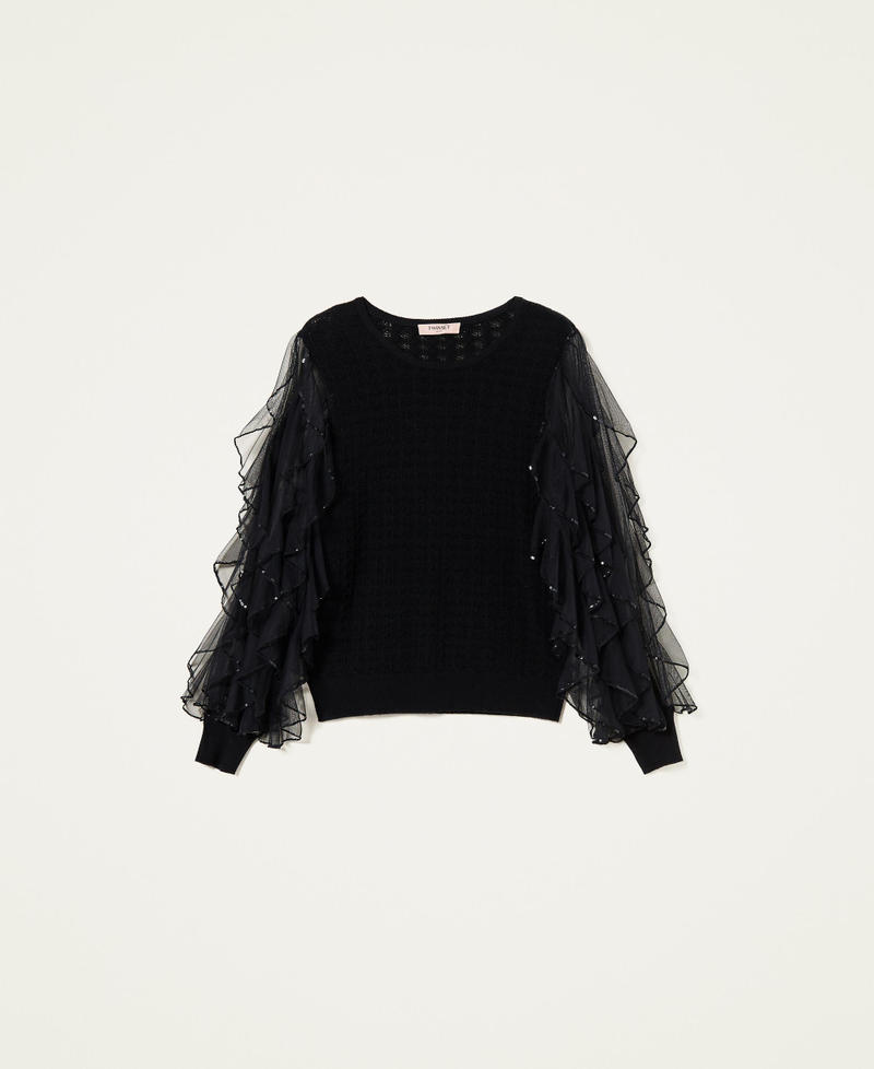 Maglia in tulle zara online