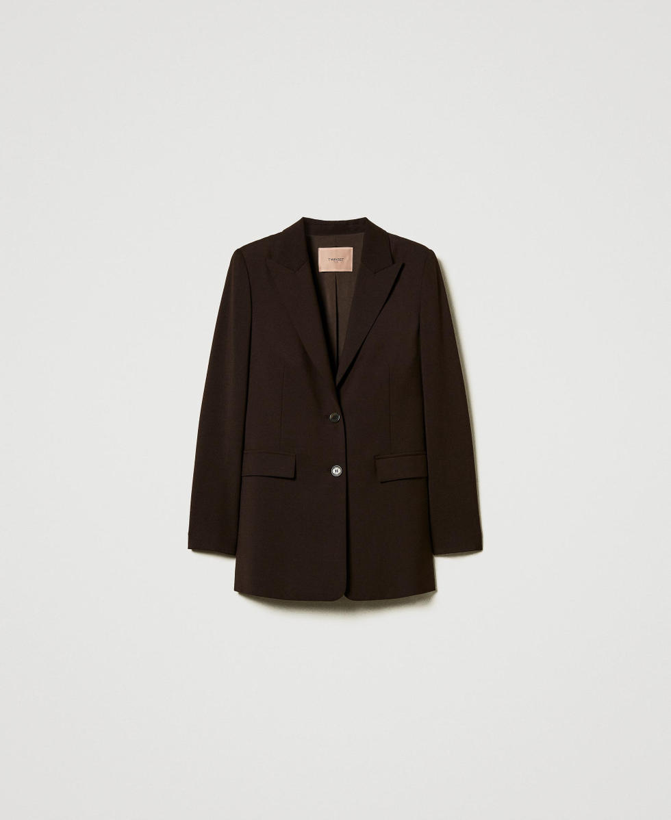 Stretch wool blazer discount