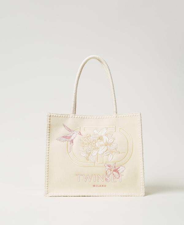 ‘Bohémienne’ shopper bag with embroidery
