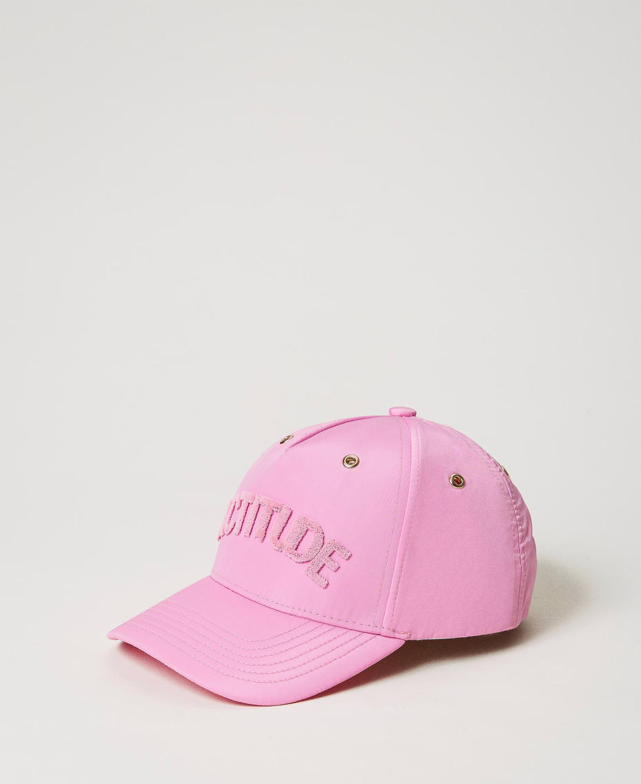 Baseball cap with embroidered logo “Opera Mauve” Pink Woman 231AA4060-01
