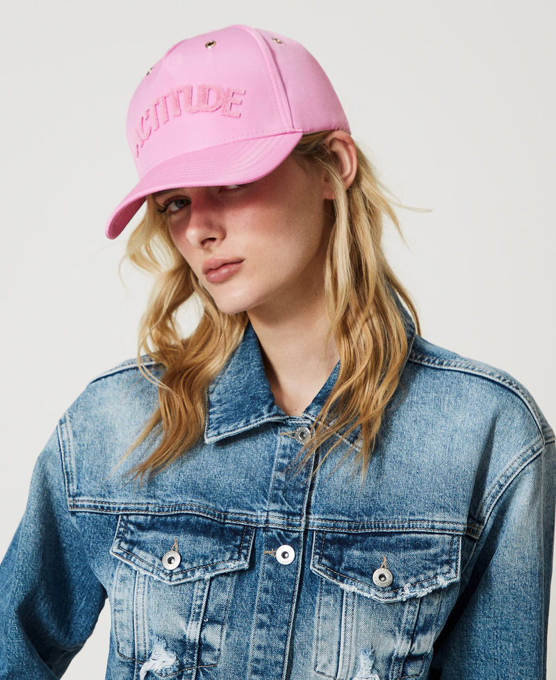 Baseball cap with embroidered logo &ldquo;Opera Mauve&rdquo; Pink Woman 231AA4060_10325_S0