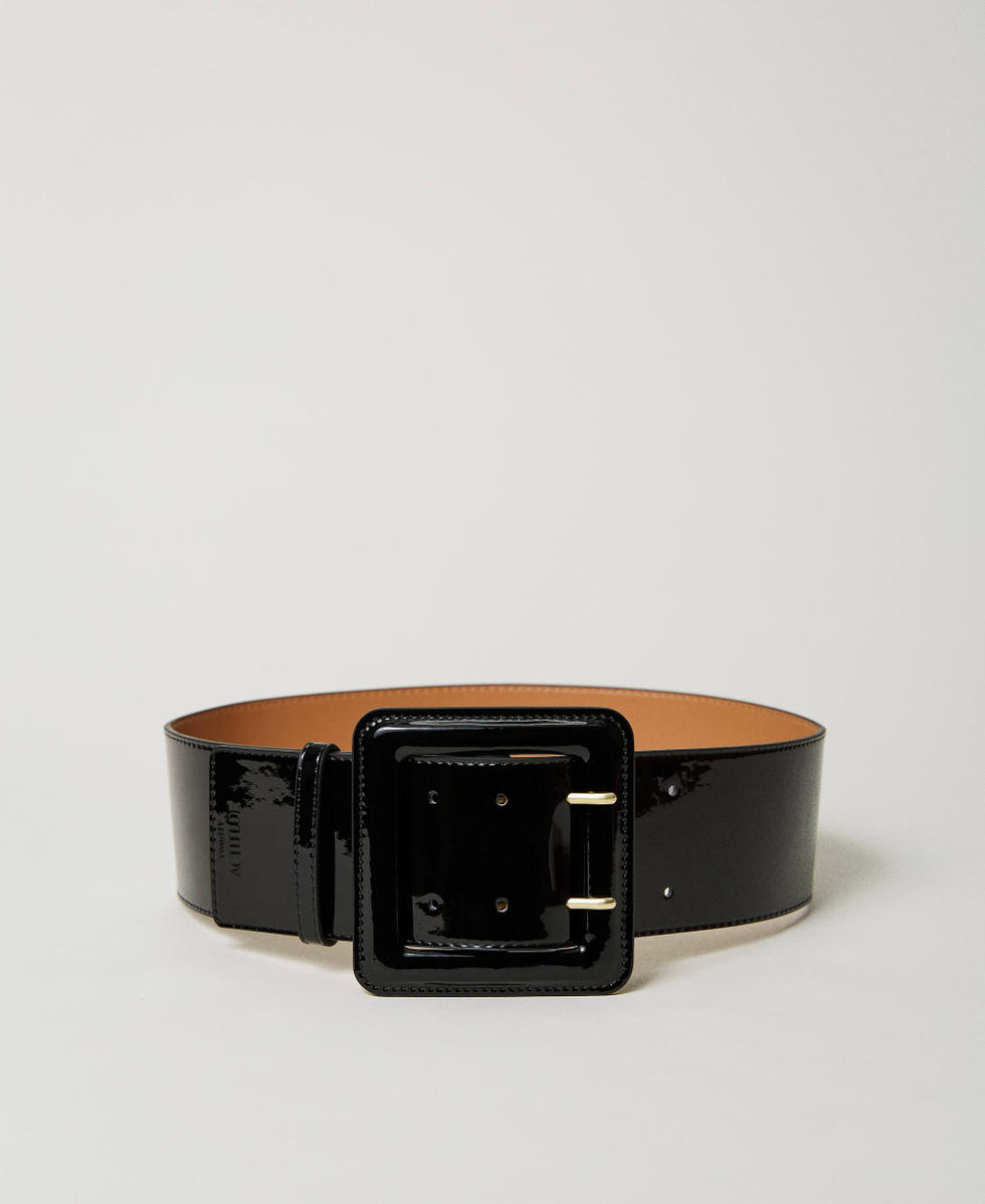 Covered buckle belt Black Woman 231AA4130_00006_01