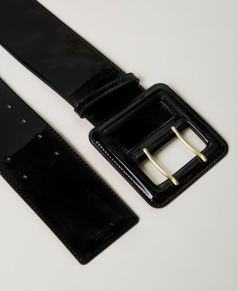 Covered buckle belt Black Woman 231AA4130_00006_02